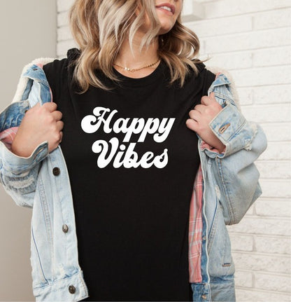 Happy Vibes Graphic Tee